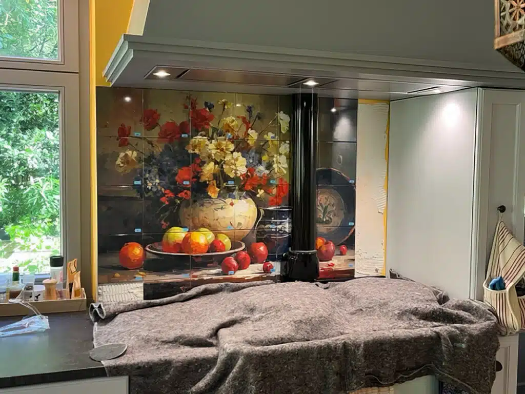 Custom tiles instalation