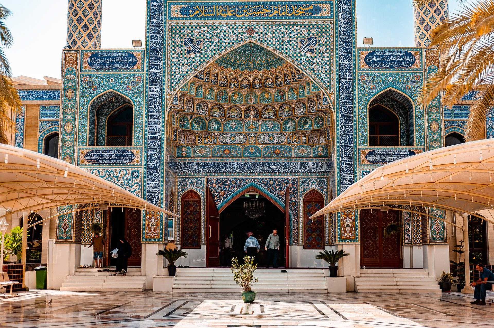 moroccan style Tiles mosque in Dubai