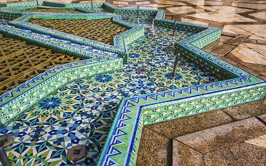 Moroccan floor tiles design