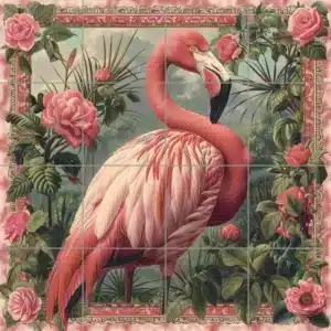 Pink Bird Art