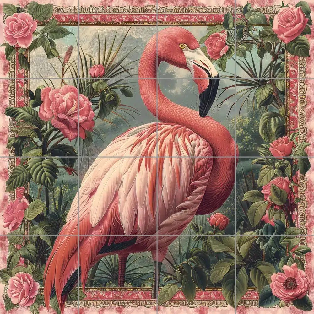 Pink Bird Art