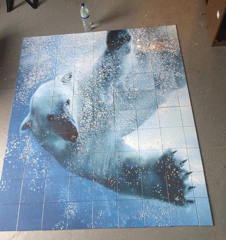 animal image on tiles