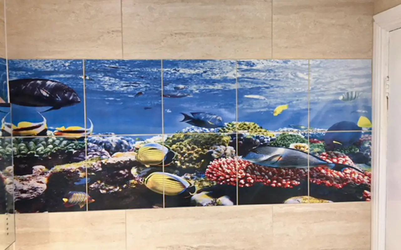 fish tiles for bathroom