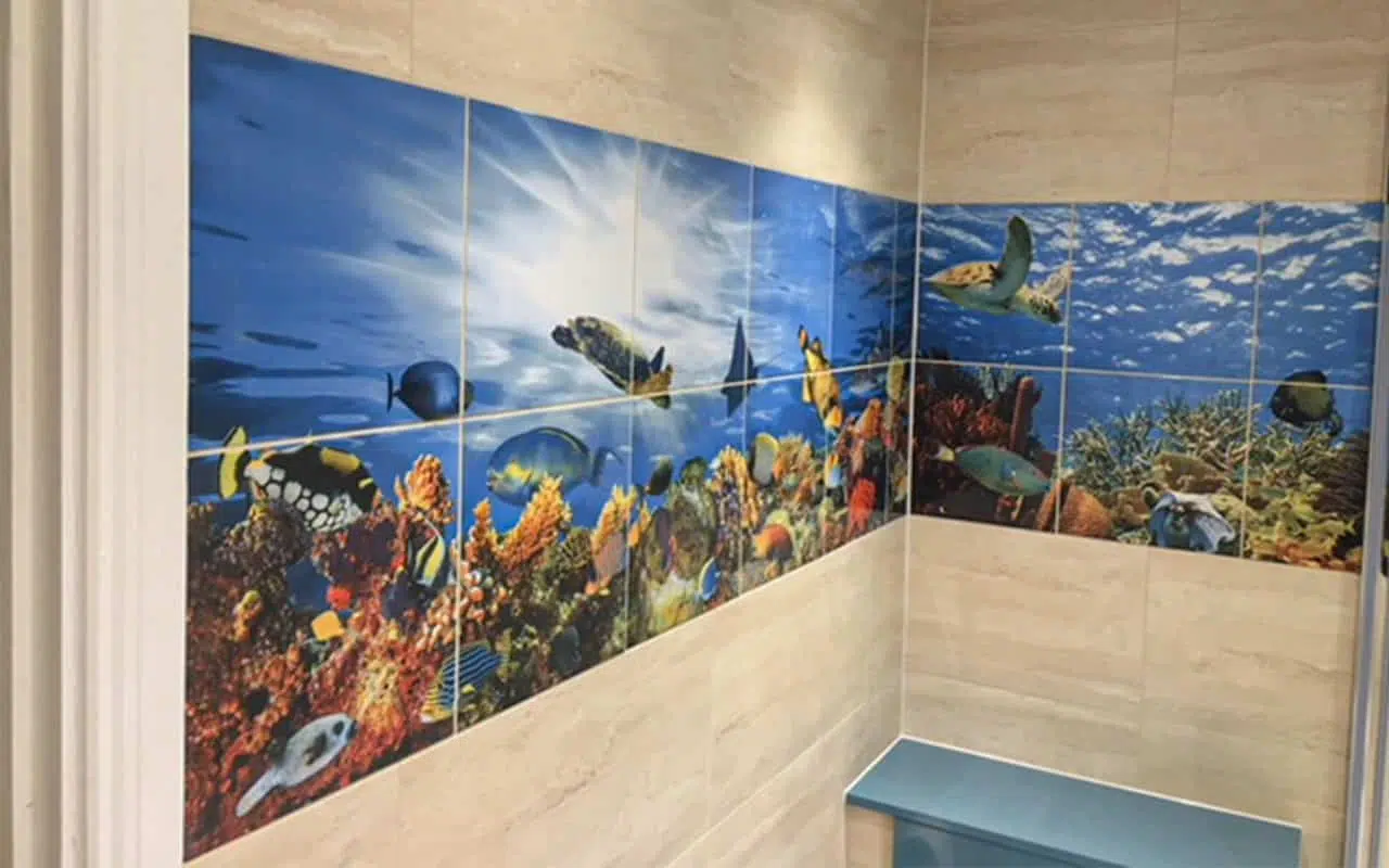 tiles mural