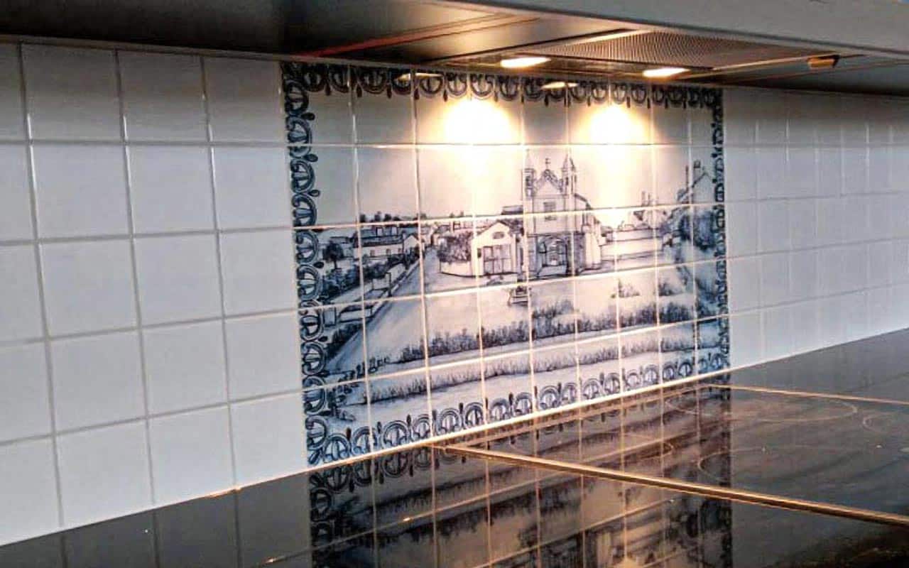 kitchen tiles mural